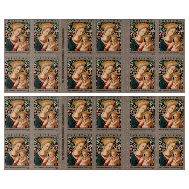 2011 Madonna of the Candelabra stamps - Forever Stamps