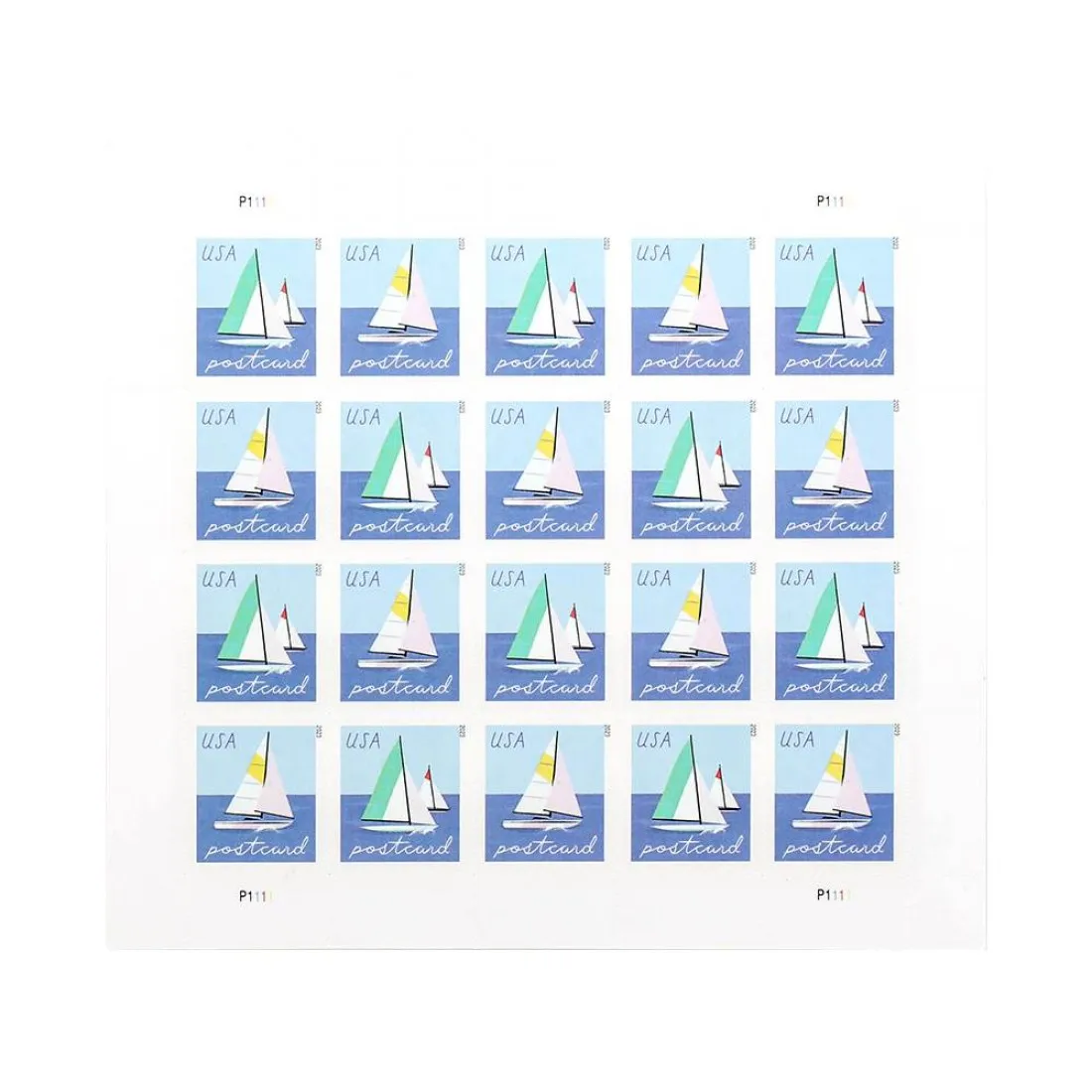 2023 Sailboats Postcard Stamps - Forever Stamps