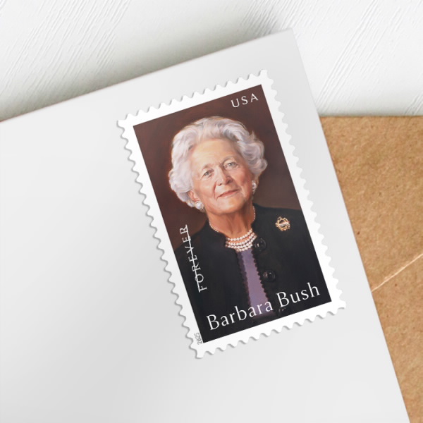 2025 Barbara Bush Stamps 100 pcs - Forever Stamps