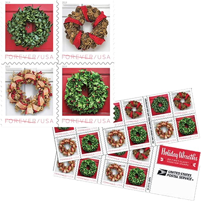 Christmas Stamp Blind Box 500 PCS BIG SALE，100 PCS of 5 styles - Forever Stamps