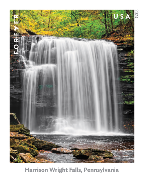 2023 Waterfalls Stamps 100 PCS - Forever Stamps