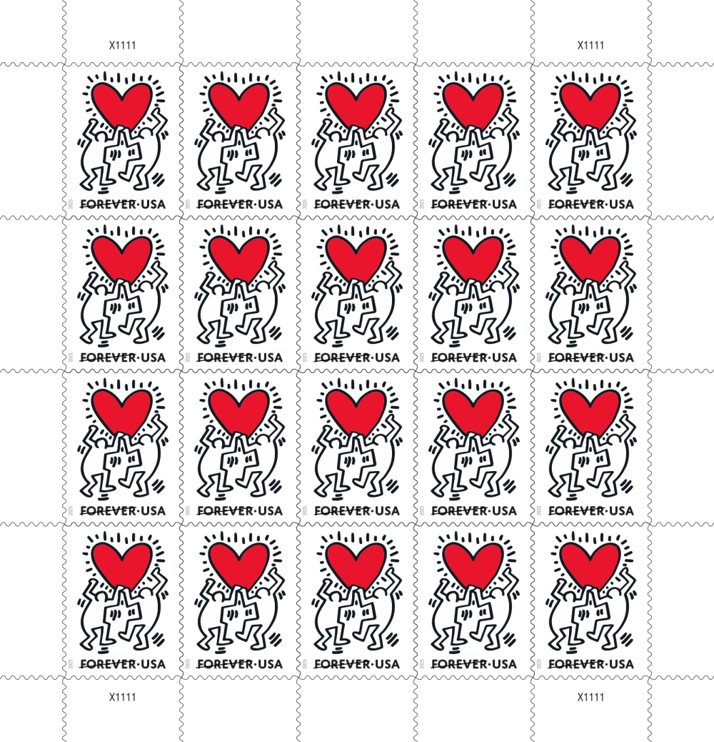 2025 Love Stamps 100 pcs - Forever Stamps