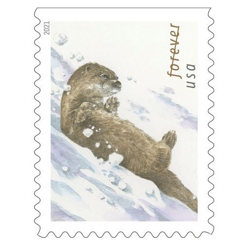 2021 Otter in the Snow Forever®Stamp - Forever Stamps