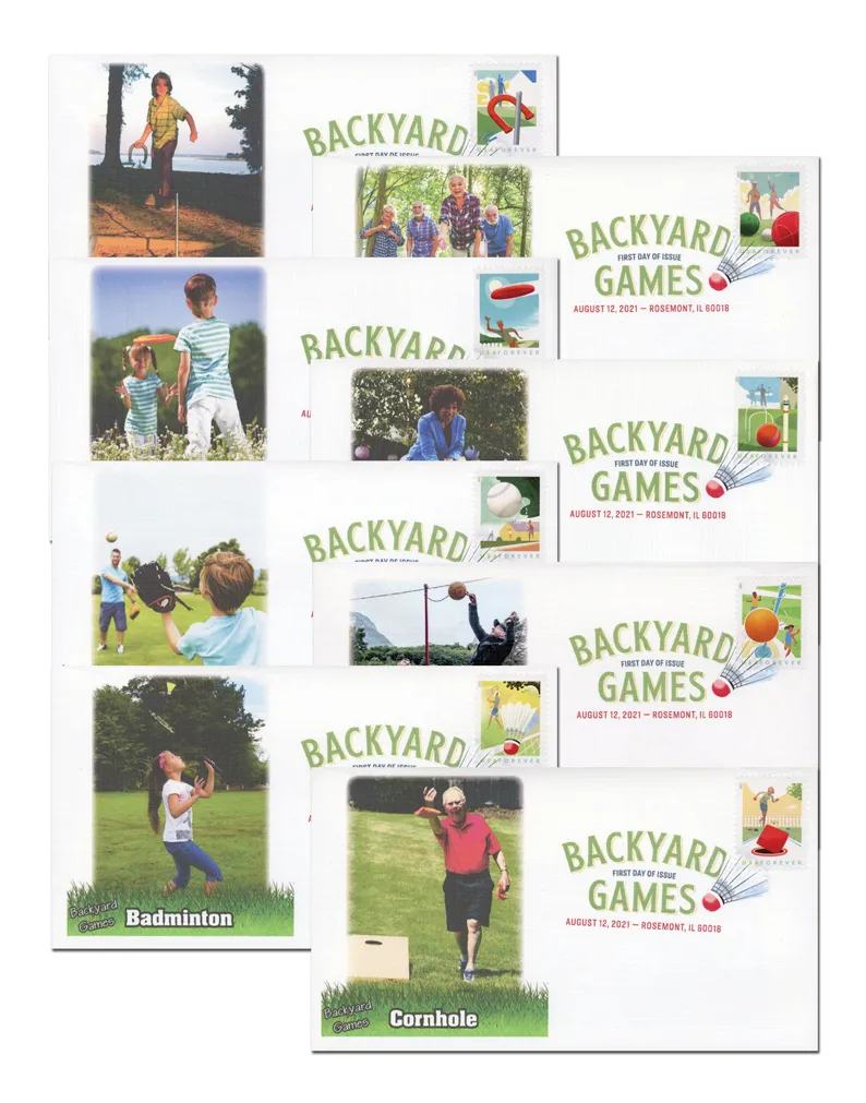 2021 Backyard Games Stamps - Forever Stamps