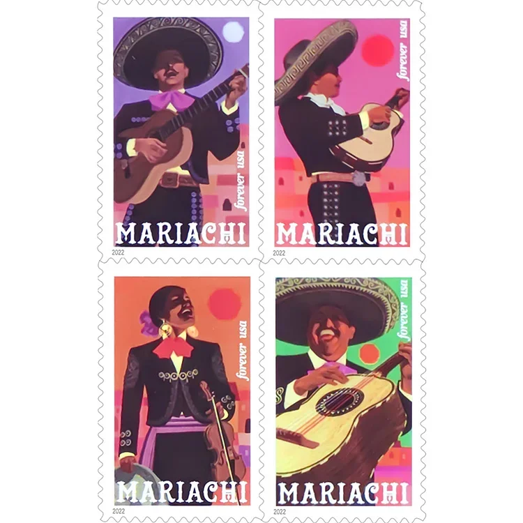 2022 Mariachi Stamps - Forever Stamps
