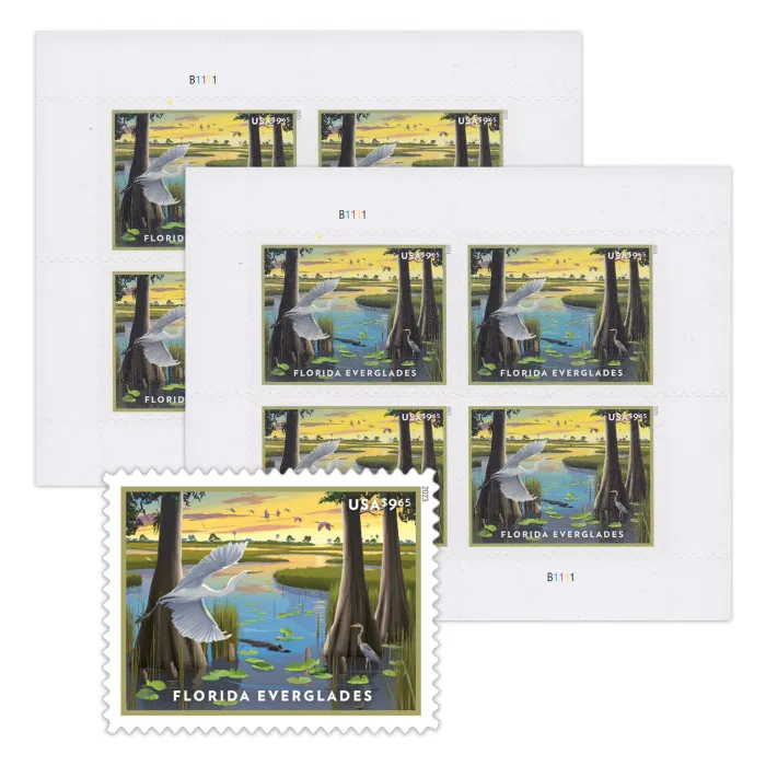 2023 FLORIDA EVERGLADES STAMPS - Forever Stamps
