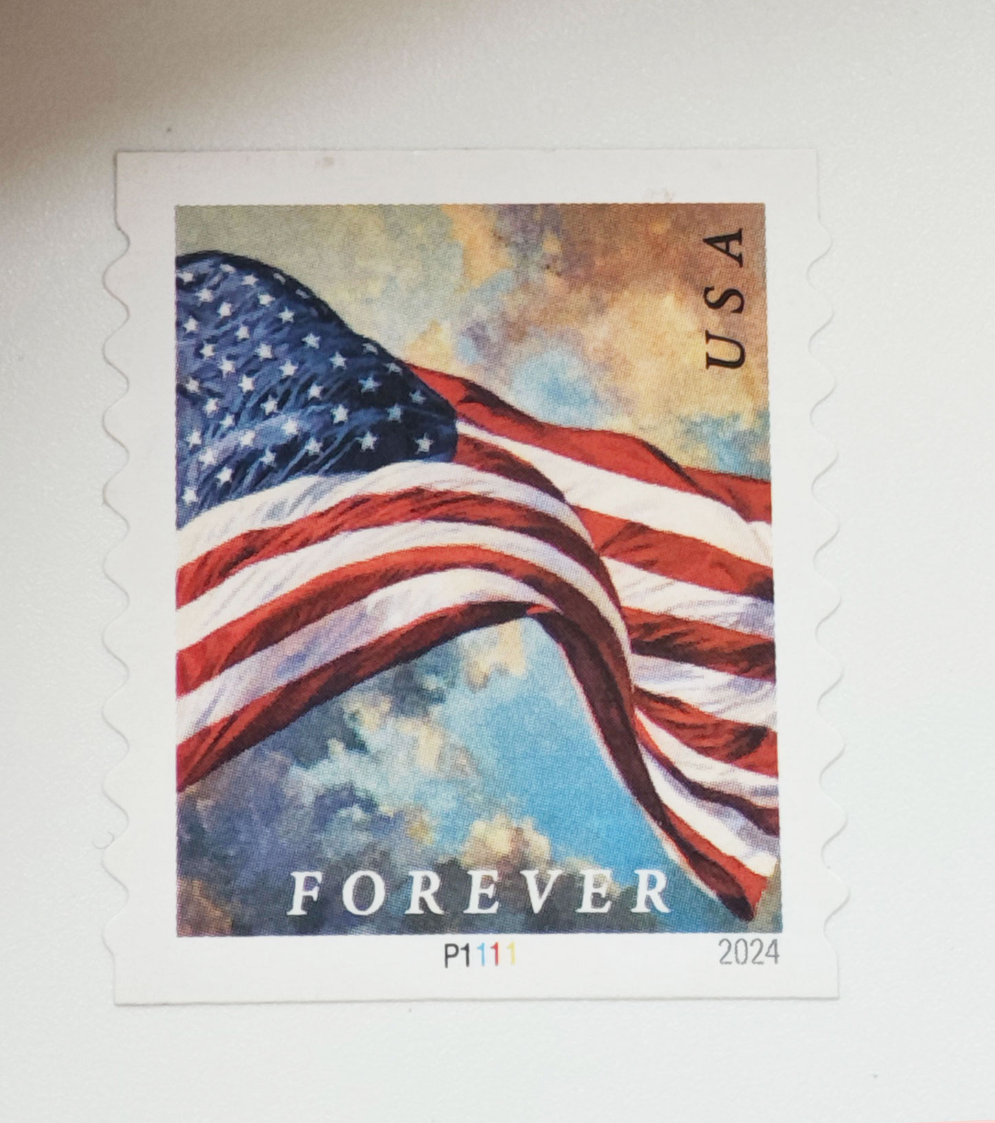 2024 U.S. Flags Stamps, roll of 100 PCS - Forever Stamps