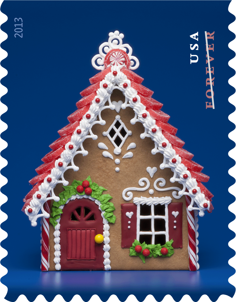 2013 Gingerbread Houses Stamps - Forever Stamps
