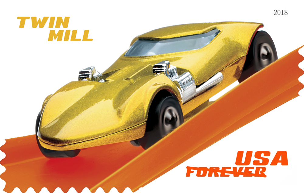 2018 Hot Wheels Stamps - Forever Stamps