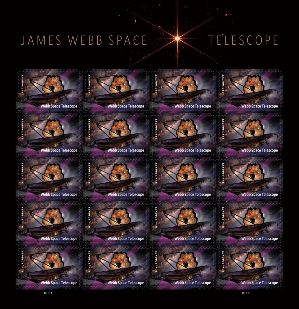 2022 James Webb Space Telescope Stamps - Forever Stamps