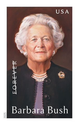 2025 Barbara Bush Stamps 100 pcs - Forever Stamps